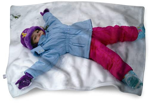 weiyou Fotodecke Mit Eigenen,Personalisierte Foto Decke,Fotodecke Personalisierte Super Weich Personalisierte Foto,Personalisierte Geschenk Für Freunde Familie Geburtstag Weihnachten (75x100cm)