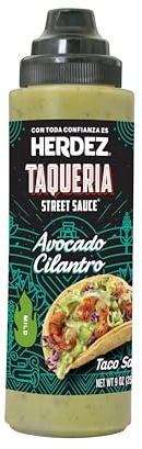 HERDEZ TAQUERIA STREET SAUCE Cilantro de aguacate, 9 onzas