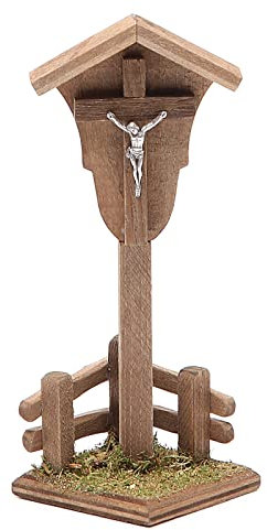Holyart Ambientazioni, botteghe, case, pozzi: Croce di campagna ambientazione h. 12x4,5x4,5 cm
