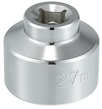X AUTOHAUX Auto Ölfilterschlüssel Steckschlüssel Entferner Werkzeug 27mm Ersatz