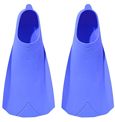 ENEN Schwimmflossen, Schnorchelflossen kurz Verstellbare Flossen für Kinder Erwachsene zum Schnorcheln, Schwimmen (XS(34-36 Meter),Juwelenblau)