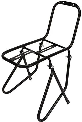 RiToEasysports Portaequipajes Delantero para Bicicleta, Portabicicletas de Carga Delantera de Acero de Alta Resistencia para Bicicleta de Montaña Estanterías De Ciclismo Y Almacenamiento