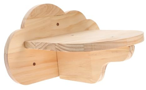 SEWOART Holz Katzenkletterleiter Indoor Haustier Katzensprungplattform Klettergerüst Katzenplattform Katzenklettergerüst Katzenleiter Katzenkletterleiter