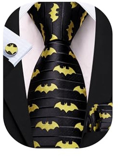 Barry.Wang Set Cravatta da Uomo Paisley in Seta Cravatta Fazzoletto da Taschino Gemelli Formale Matrimonio Festa Business, Taglia unica