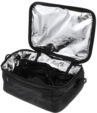 MUCKLILY Car Heating Pack Oxford Insulation Bag for Lunch Travel Outdoor Use Portable Food Warmer