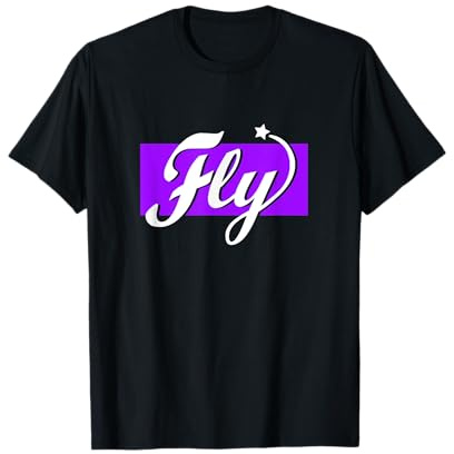 Purple FLY Purple Graphic Camiseta