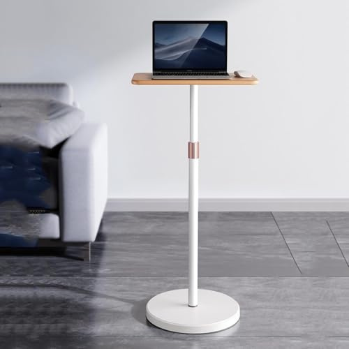 DECAKE Soporte de Suelo para proyector portátil, Altura Ajustable para DJ, Soporte Elevador para Oficina, para Trabajar Sentado o de pie, de 27,5 a 47 Pulgadas.