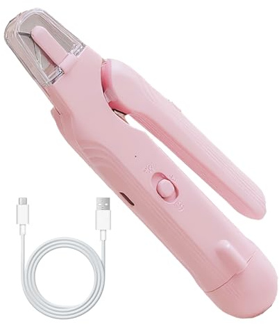 Ahuuen Hunde Nagelknipser - Wiederaufladbare Tier Krallenschneider Mit Led Licht | Robuster Schneider Cutter Pflegeset Für Schneiden Von Welpen Zehen - Finger