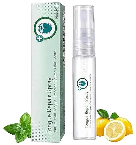 Tongue Care Spray, Dry Mouth Relief Spray & Mint Breath Freshening Spray - Targets Dryness, White Coating & Bad Breath