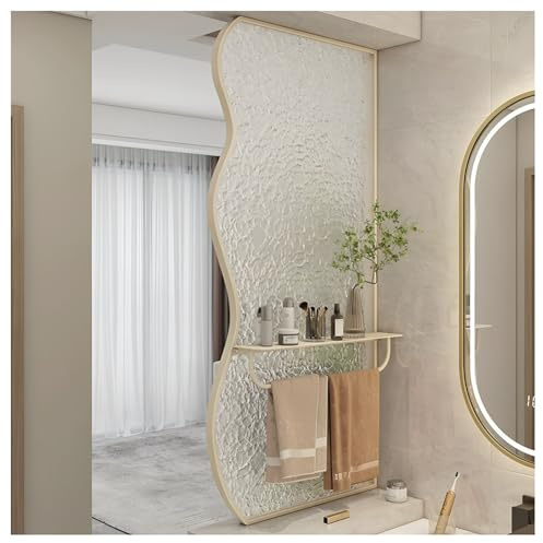Pareti Divisorie Moderne Per La Privacy, Pareti Divisorie In Metallo E Vetro, Porte Doccia In Vetro Per Vasca Da Bagno Per Hotel Con Bagno Walk-in(White-c,30x130 cm/11.8x51.1”)