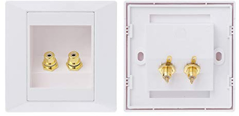 Dcaknri Prise Murale Panneau O Haut-Parleur Boîte De Jonction Prise De Courant Prise Murale avec USB