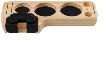 Manomissione caffè in legno massello di faggio o pino con impugnatura comoda e base antiscivolo stabile per uso ripetuto (legno di pino)