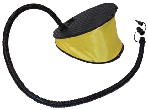 Pompe à Pied Float Tube Classic Line Seven Bass – Pompe de Gonflage Compacte avec Embouts Multiples | Compatible Float Tube et Équipements Gonflables