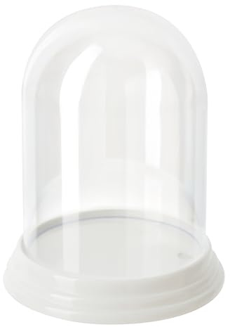 PREDIGER Schneekugel 'Rund' - Klassisch, Durchsichtig, Kunststoff, ca. 85 mm Ø, ca. 100 mm Höhe, mit Verschließbarer Öffnung