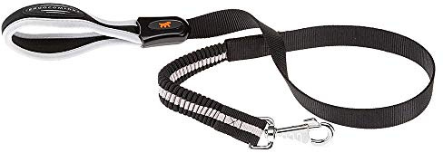 Ferplast ERGOCOMFORT Elastic Guinzaglio per Cani Elastico Anti-Shock - Presa Sicura con Morbida Imbottitura - Antiabrasione - Cuciture Extraresistenti - Design Italiano - 110 cm x 2,5 cm