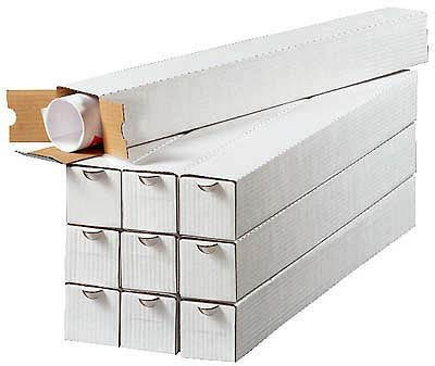 Unbekannt 20 DIN A1 Falthülsen, Weiß, Kuvert, Hülle, Folder, Papier, Karton