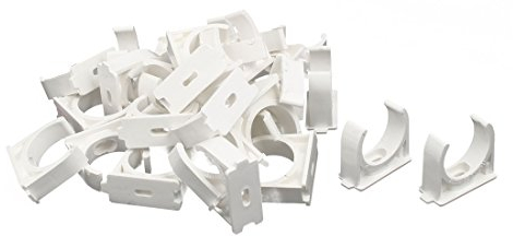 sourcing map Clip Tuyau Pince Serre Joint PVC 32mm Collier de Serrage 30Pcs