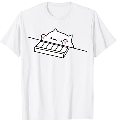 Bongo Cat Piano Keyboard Funny Meme Shirt