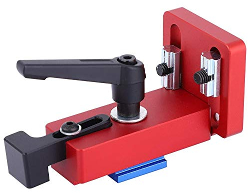 45 Typ Chute Locator, Aluminiumlegierung Gehrungsschiene Stop Führungsschiene Werkzeug für die Holzbearbeitung