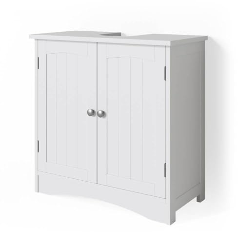 Vicco Mobile sottolavabo per bagno Bianco, Bianco, 60 x 60 cm