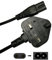BabzTech 2 Metre 2 Pin Mains Power Lead Fig Figure 8 Cable Compatible with PS4 PS5 Samsung Toshiba Panasonic JVC Philips LG Sharp Sony TV Canon Pixma HP Brother Printer
