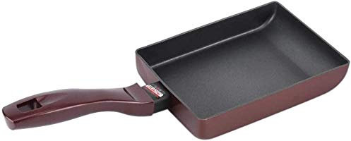 Padella Antiaderente, Padella Antiaderente Per Frittata, Design Rettangolare Con Impugnatura Ergonomica In Silicone, Ideale Per Friggere Verdure, Stufare Carne, Uova In Camicia