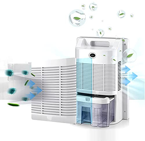 awallow Dehumidifiers for Home, 2200ML (74oz) Small Quiet Dehumidifiers with Drain Hose Auto Shut-off and Remote Control for Basement, Bedroom, Bathroom, Garage, RV, Closet, Caravan(30㎡)