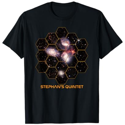 Stephans Quintett James Webb Teleskop JWST Männer T-Shirt
