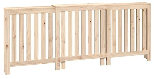 Cache radiateur 210x21x85 cm Bois massif de pin