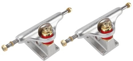 Alomejor Hohle -Achsen, Premium-Gusstechnologie, Vielseitige Anwendung, Konstruktion aus Aluminiumlegierung für Skateboards mit 4 Rädern