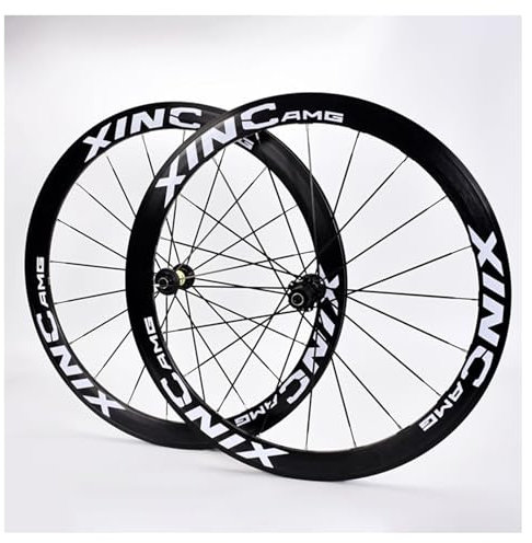 MirOdo 700C Rennrad Laufradsatz 40/50mm Alufelge 120 Rassel 24 Löcher Scheibenbremsnabe Schnellspanner 100/135mm Rennrad Laufradsatz Für 8-12-Gang-Kassette(50mm)