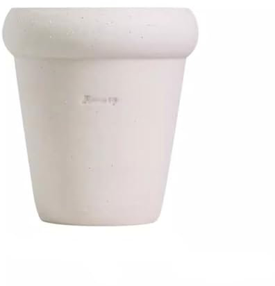 LAPADULA Macetas Maceta Grande De Cerámica Simple con Patas Altas, Maceta De Barro Blanco, Planta Grande, Maceta De Cerámica Tosca Jardineras