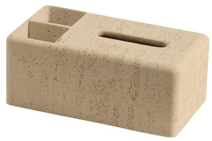Kosmetiktücher Box Taschentuchbox, Fernbedienungs-Organizer, multifunktionaler Taschentuchbox-Halter, rechteckige Taschentuchspenderbox for Badezimmer, Küche, Wohnzimmer, Büro für Esszimmer Badezimmer