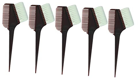 Baluue 5piezas Kit Teñir El Cabello Cuenco Peine y Cepillo Herramientas Para Peluqueros Duradero y Práctico