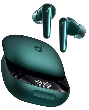 soundcore Liberty 4 Pro von Anker, Kabellose Noise Cancelling Kopfhörer, Earbuds mit 7 Sensoren, ANC in Echtzeit, 2× schneller Laden, Hi-Fi-Musik Studio-Niveau, klare Anrufe(Generalüberholt)