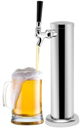 Torre de cerveza de una sola cabeza, columna de cerveza de 3 pulgadas, acero inoxidable, columna de vino, dispensador de cerveza, dispensador de cerveza para bar de cerveza, dispensador de bebidas con