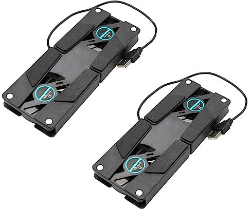 NUOBESTY 2pezzi Base Raffreddamento Per Laptop Antiscivolo Dispositivo Raffreddamento Usb Per Notebook Gioco Per Viaggi e Lavoro