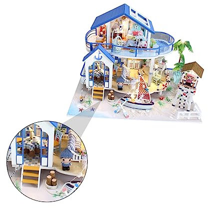 CHICAMPERA De Casa Hecho Mano DIY Creativa para Ensamblar Juguete De Villa Casa para Juguete para Una Villa Miniatura