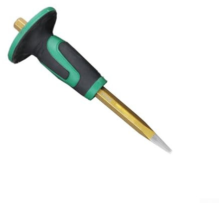 Professional Grade Pointed Head Chisel with Hand Guard for Tough Material Applications