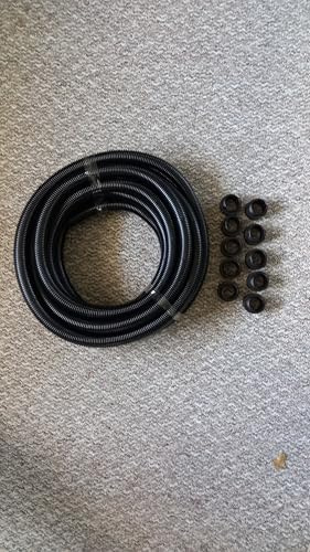 Flexible Conduit Outdoor Cable Contractor Pack 20mm 10M Coil - Underground Burial, External Trunking, Electrical Ducting, Hose Pipe Wire Protection. FAST DELIVERY