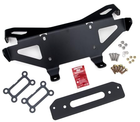 Grimm OffRoad Front Bumper Winch Plate for Jeep Wrangler JL/JLU & Gladiator JT w/Rubicon Steel Bumper