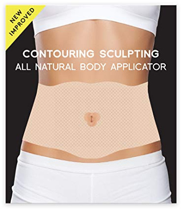 Envoltura aplicadora de contorno corporal totalmente natural que esculpe el vientre para definirlo - Envoltura aplicadora corporal nueva y mejorada fácil de usar - por Shape and Tone(10 wraps)