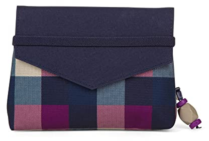 Satch Beauty Wallet - Umhängetasche mit großem Hauptfach und Spiegel, extra Reißverschlussfach - Berry Carry - Lila