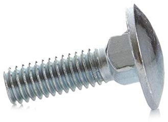 50x Schrauben DIN 603 Schloßschrauben Flachrund-Schrauben verzinkt Ø M6x20 mm