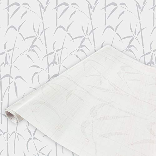 DecoMeister Vinilo Autoadhesivo para Ventanas Papel Adhesivo para Cristal Cocina Lámina con Pegamento Decoración y Privacidad para Hogar Pegatina Decorativa Motivo Bambú En Rollo 45 x 200 cm