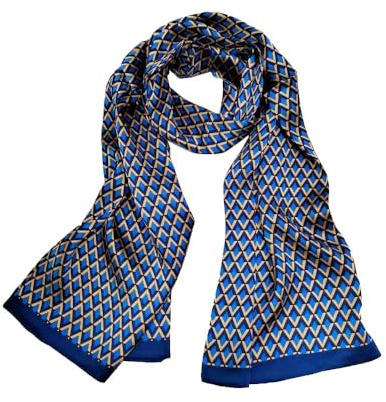 UK_Stone 100% Seide Paisley Blumen Halstuch Herren Schal