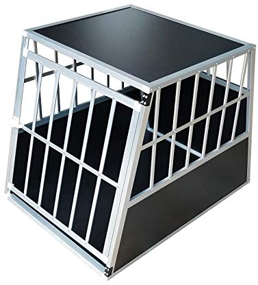 Merschbrock Trade GmbH Hundetransportbox M fürs Auto, Reisebox, Hundebox, Käfig, Transportbox