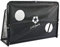 2in1 mobiles Metall Multi-Sport Tor mit Netz & Torschusswand Indoor Outdoor Garten für Fußball Hockey Handball