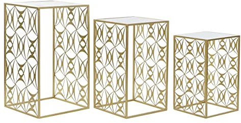 DKD Home Decor Set mit 3 Tischen, Standard
