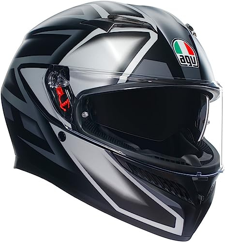 AGV K3 Compound Helm, schwarz matt/grau, M (57/58)